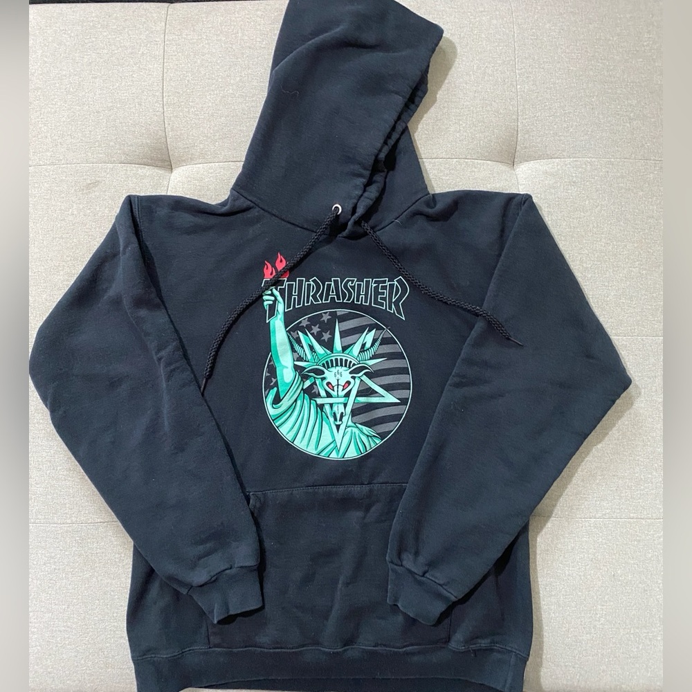 Thrasher Statue of Liberty Goat Hoodie